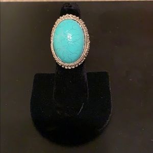 Turquoise ring. Approx size 6